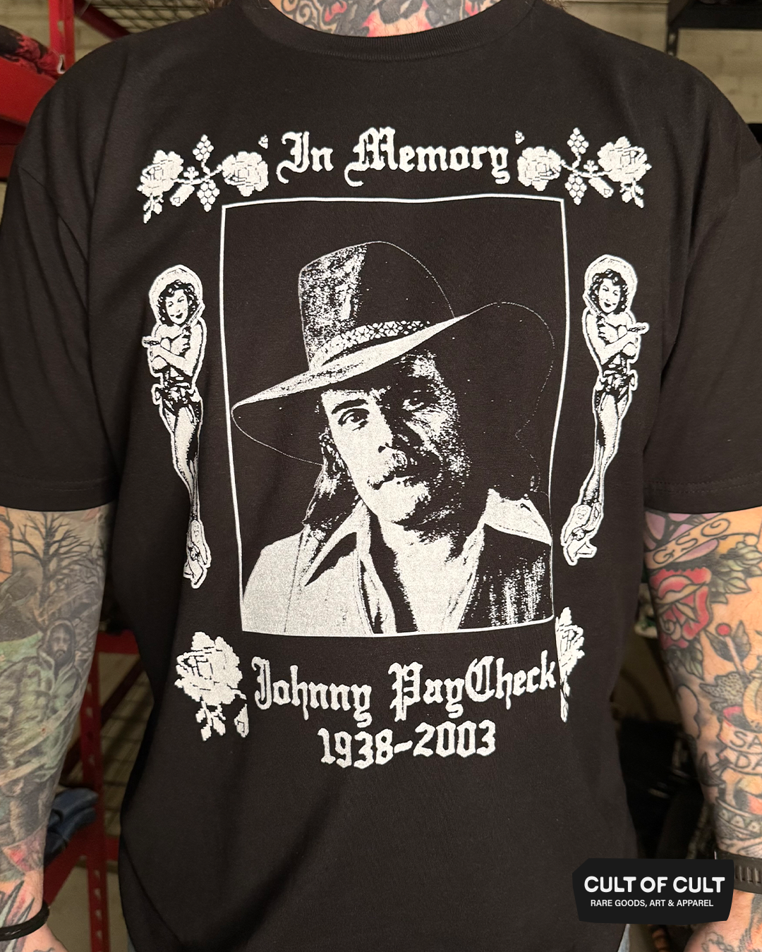 Johnny Paycheck In Memory T-Shirt