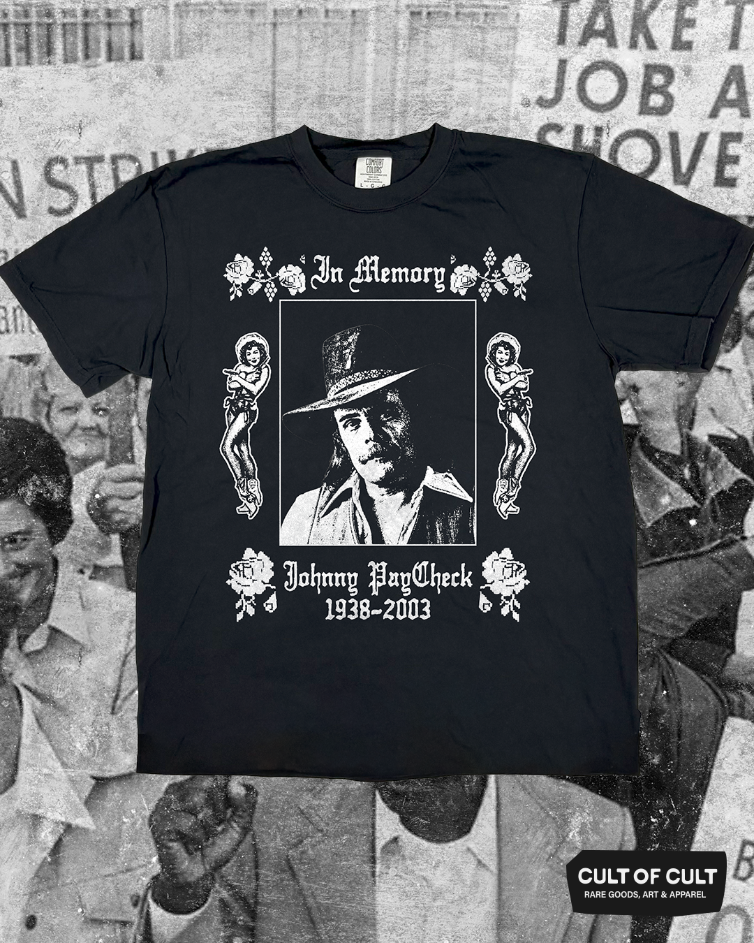 Johnny Paycheck In Memory T-Shirt