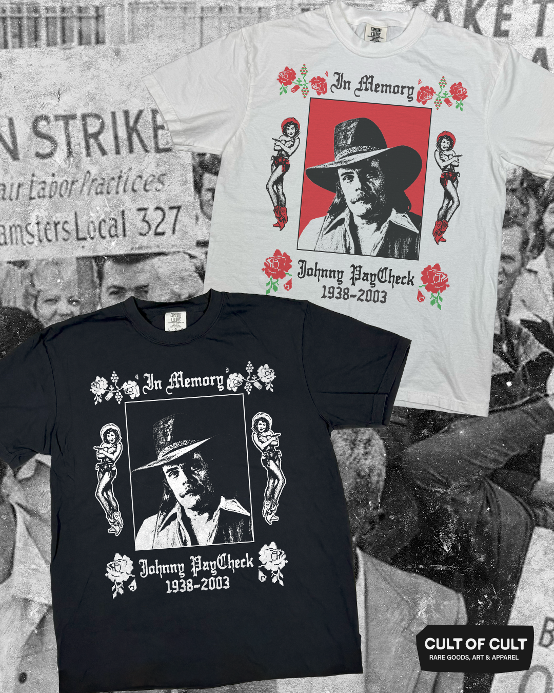 Johnny Paycheck In Memory T-Shirt