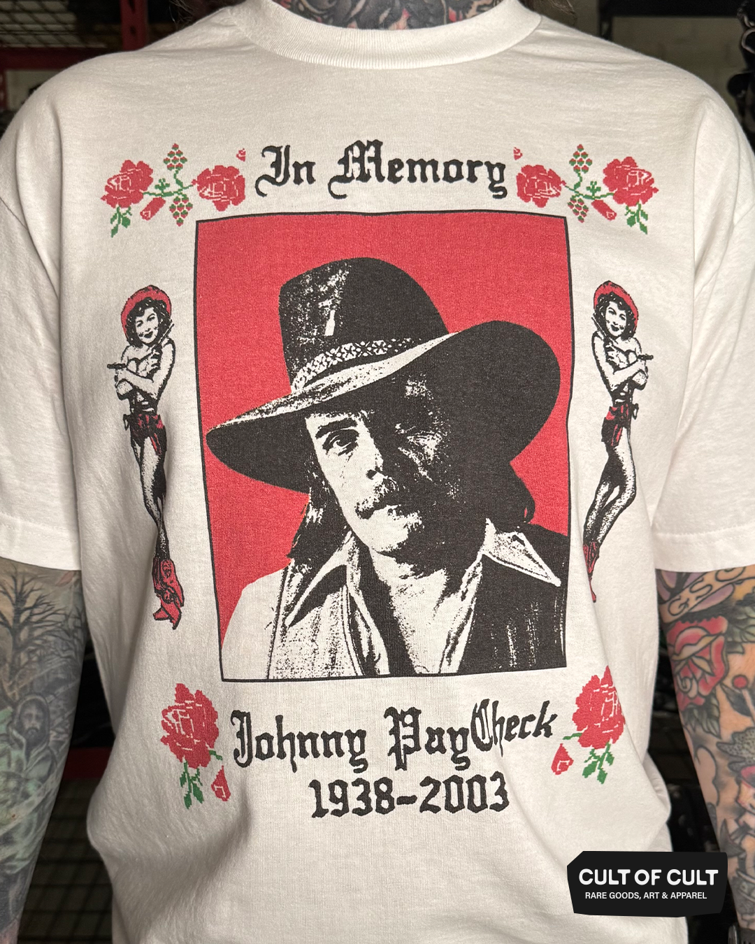 Johnny Paycheck In Memory T-Shirt
