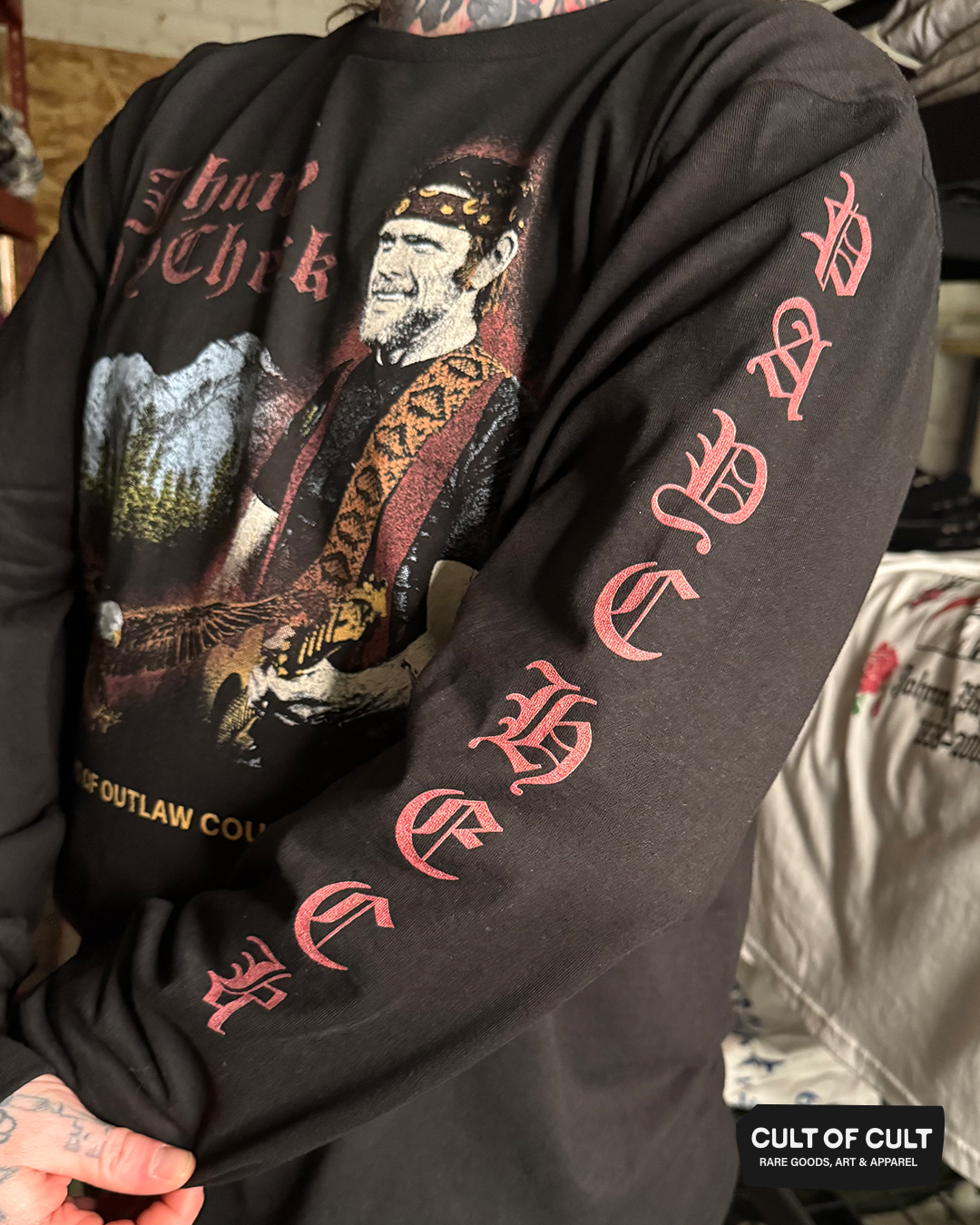 Johnny Paycheck Outlaw Long Sleeve