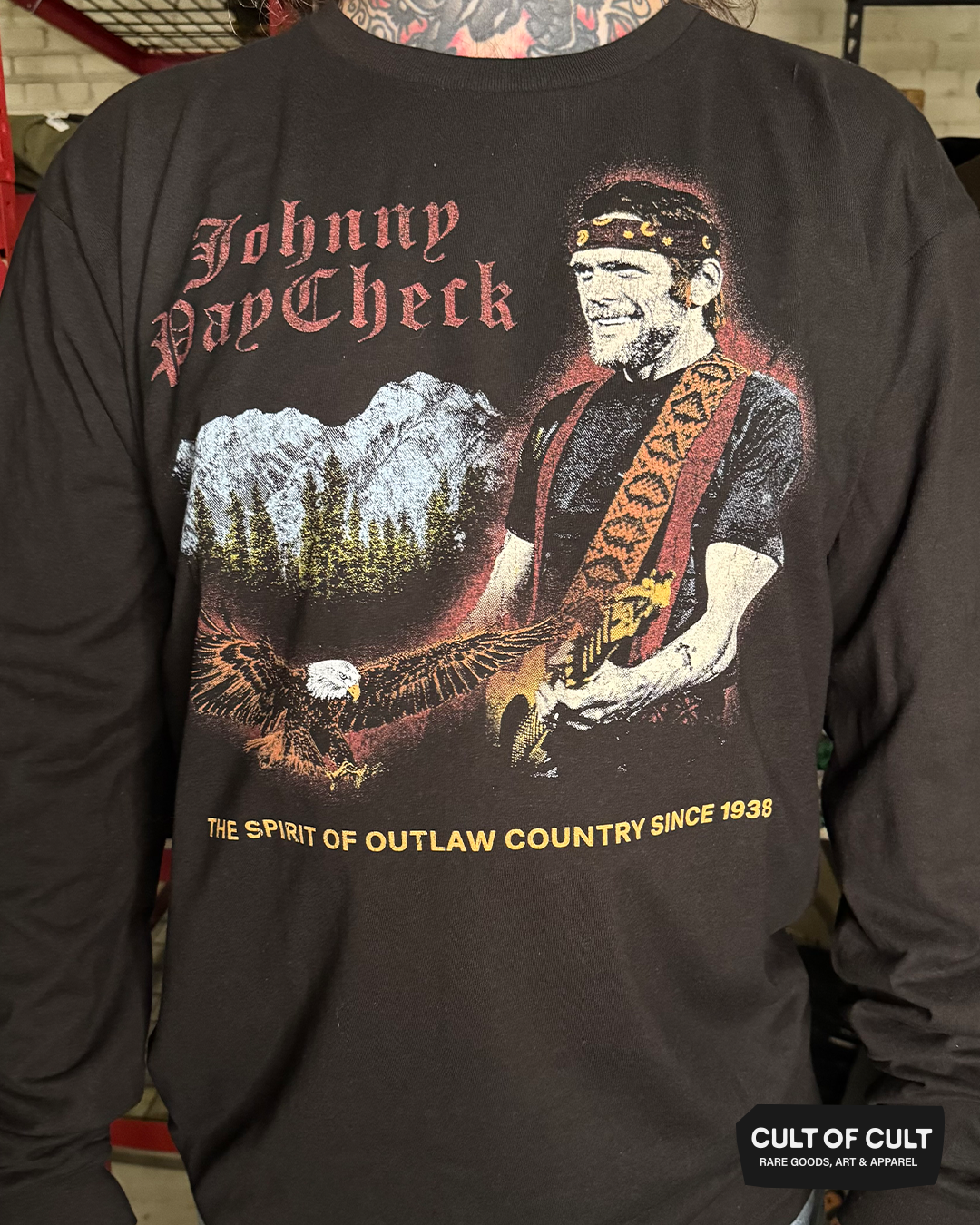 Johnny Paycheck Outlaw Long Sleeve