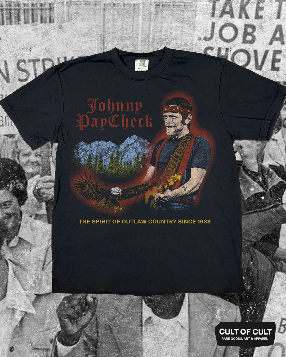 Johnny Paycheck Outlaw T-Shirt