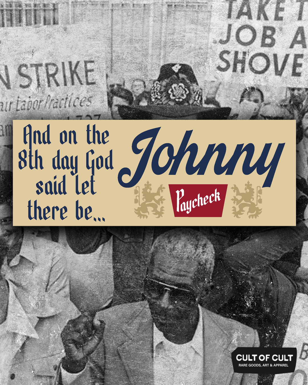 Johnny Paycheck Stickers