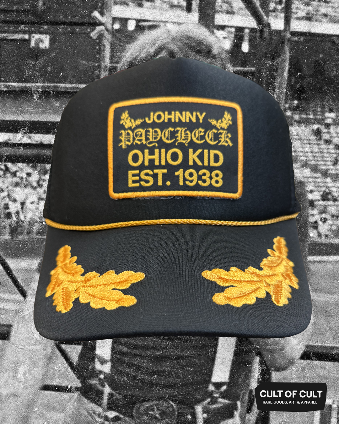 Johnny Paycheck Trucker Patch Hat