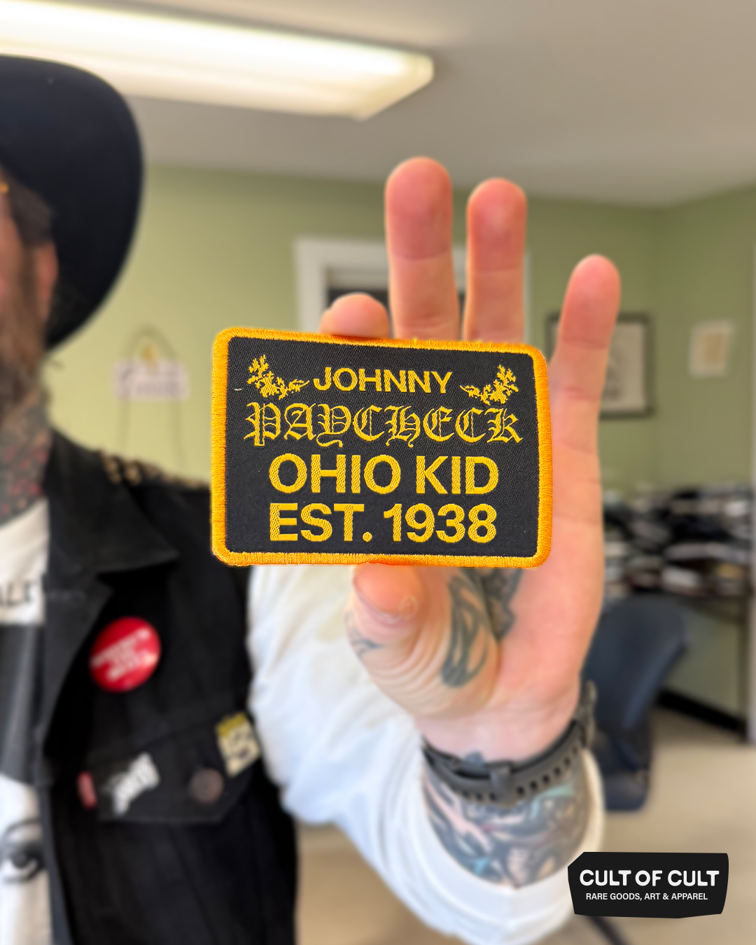 Johnny Paycheck Ohio Kid Patch