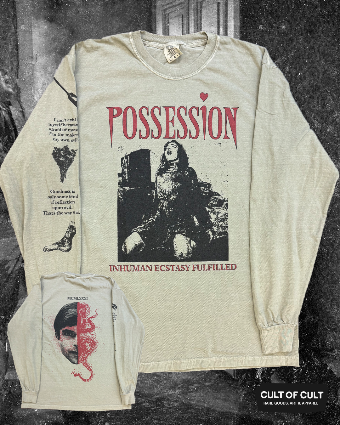 *SUMMER GARAGE SALE* Possession 1981 Evil Long Sleeve