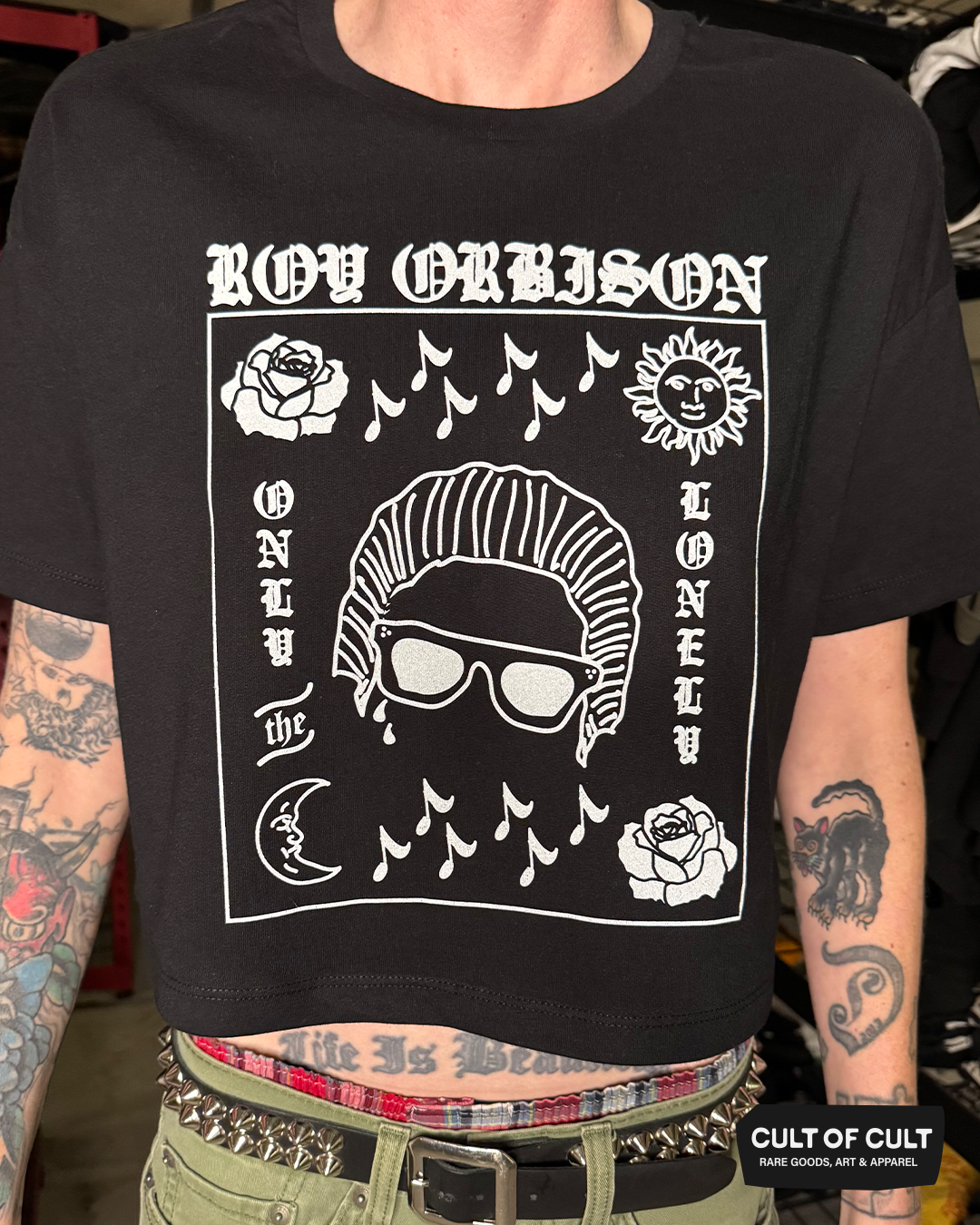 Roy Orbison Only the Lonely Crop Top