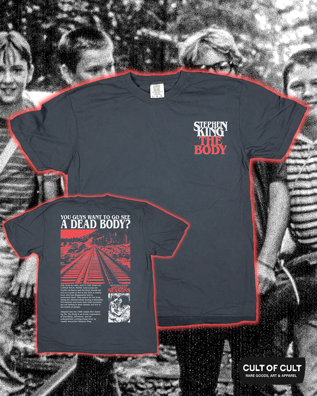*SECRET DROP* Stand By Me 1986 The Body T-Shirt
