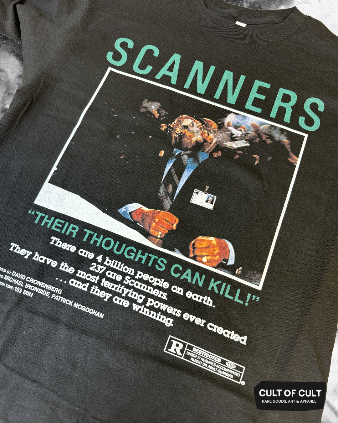 *GARAGE SALE 2026* Scanners 1981 Thoughts T-Shirt