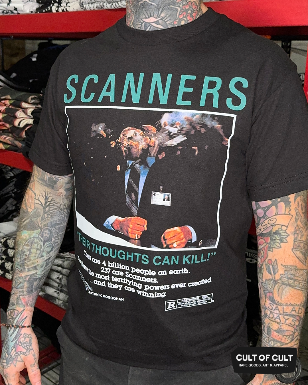 *GARAGE SALE 2026* Scanners 1981 Thoughts T-Shirt