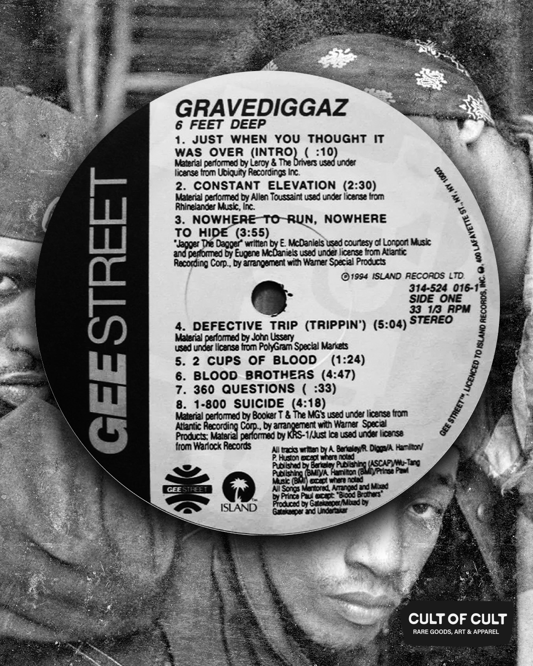 Gravediggaz Stickers