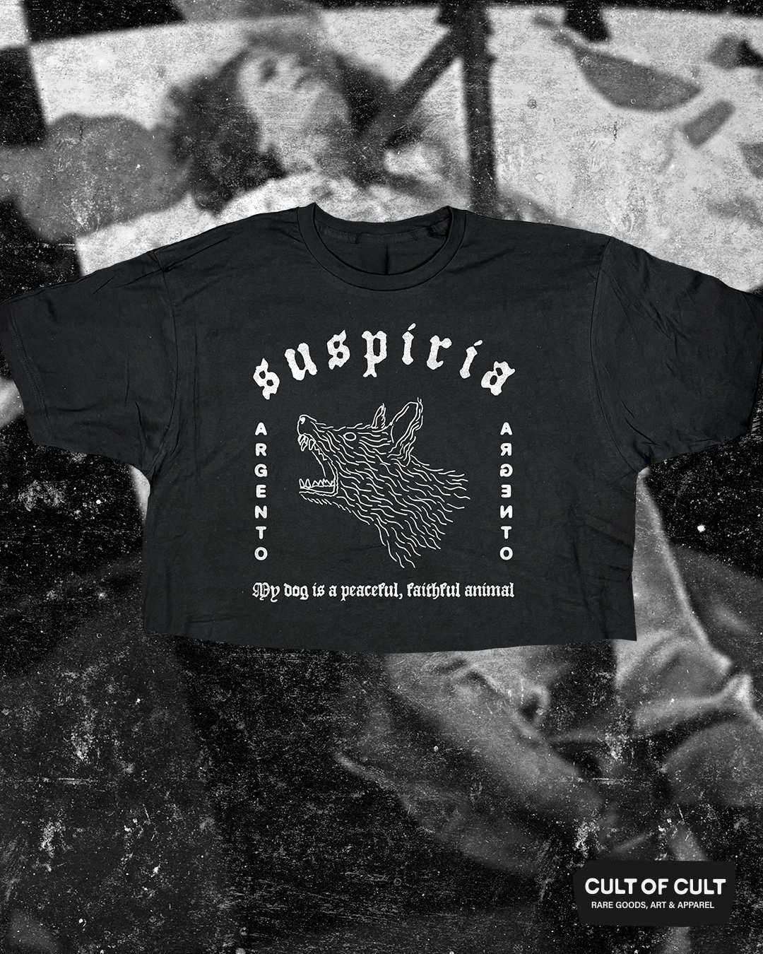 Suspiria 1977 Dog Crop Top