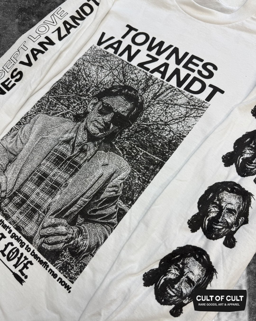 Townes Van Zandt Except Love Long Sleeve