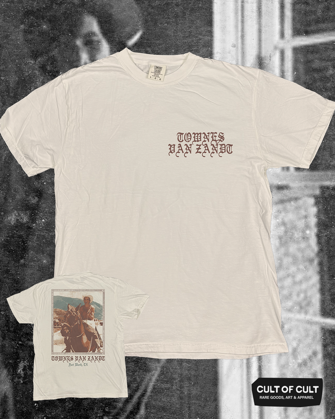 Townes Van Zandt Fort Worth T-Shirt