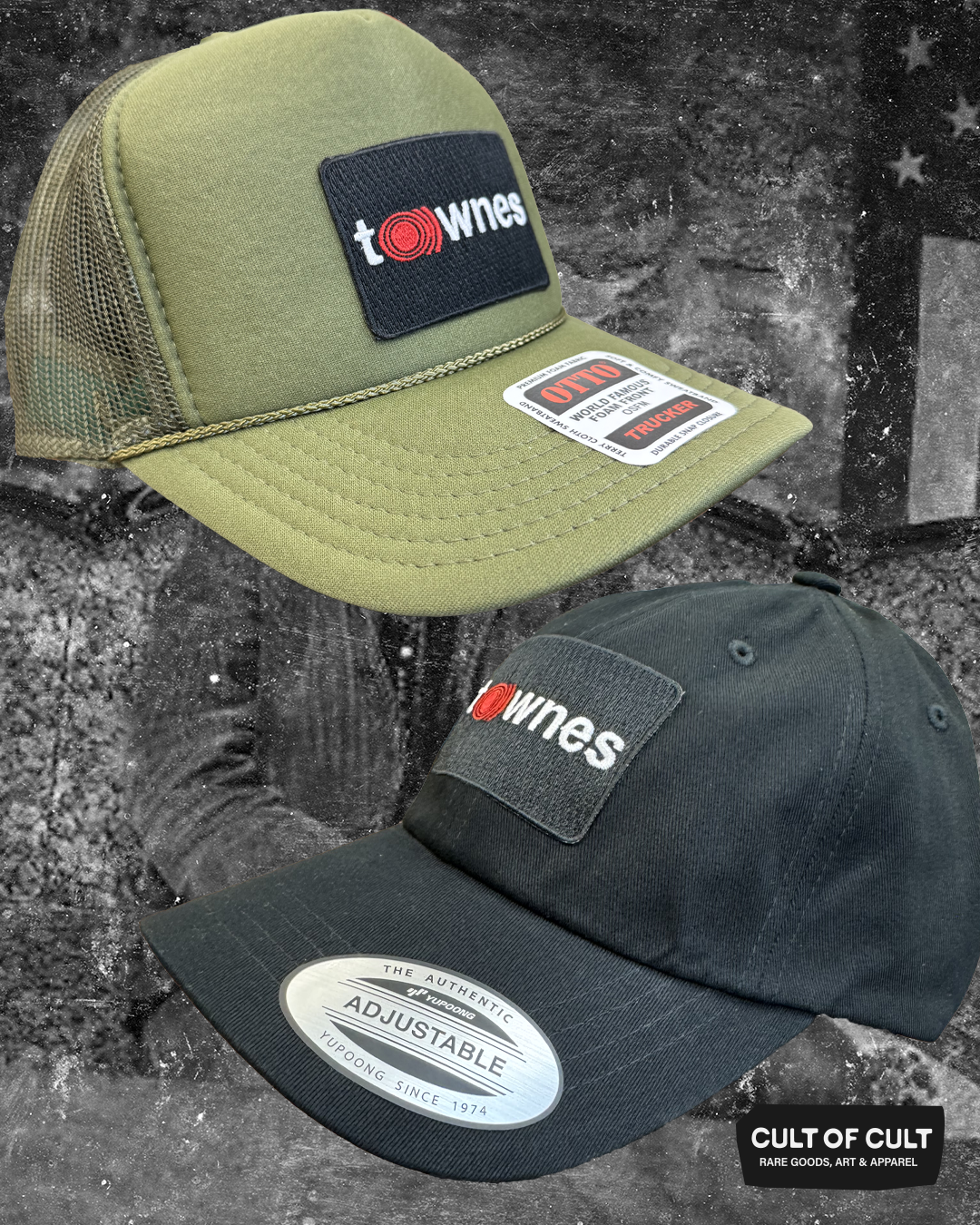 Townes Van Zandt O))) Patch Hat