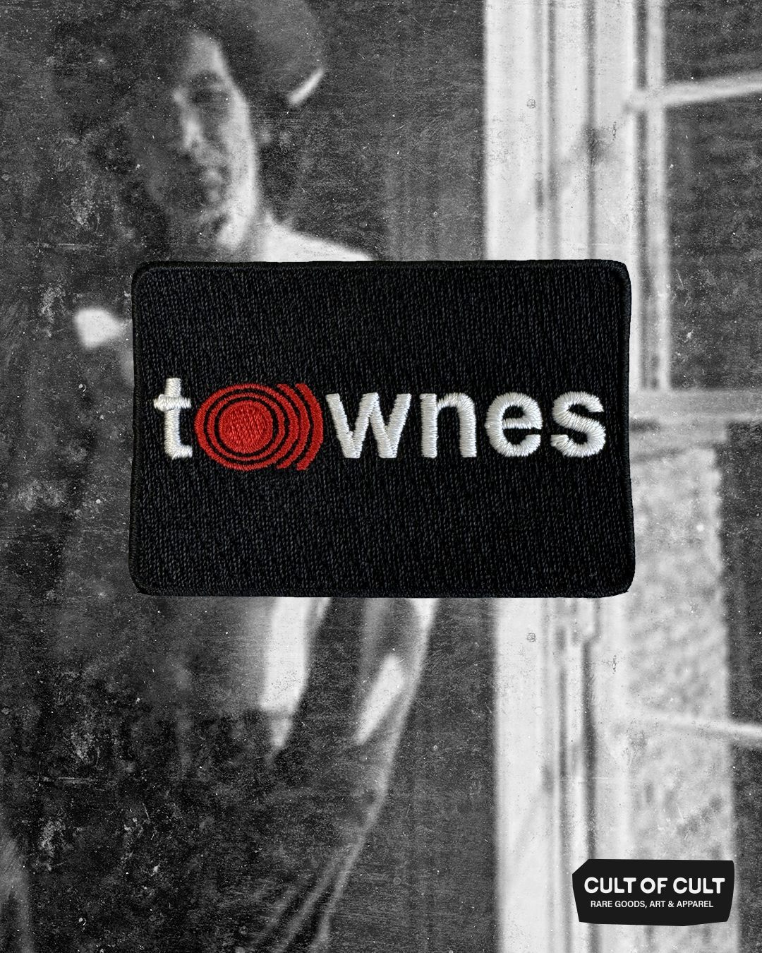 Townes Van Zandt Embroidered Patch