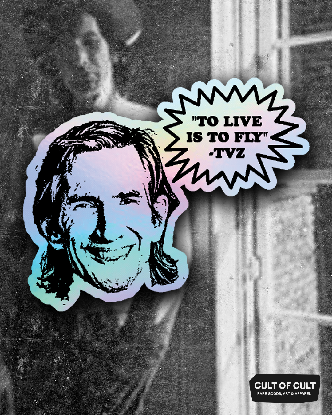 Townes Van Zandt Stickers