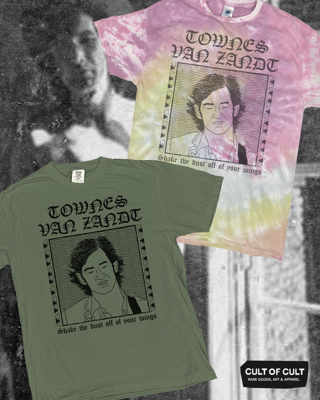 Townes Van Zandt Wings T-shirt