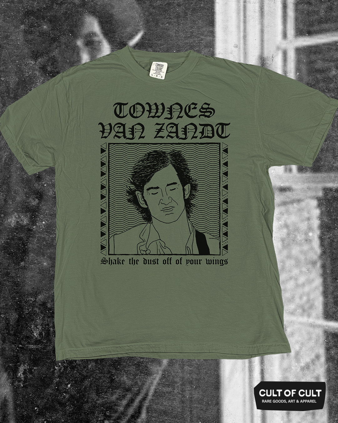 Townes Van Zandt Wings T-shirt