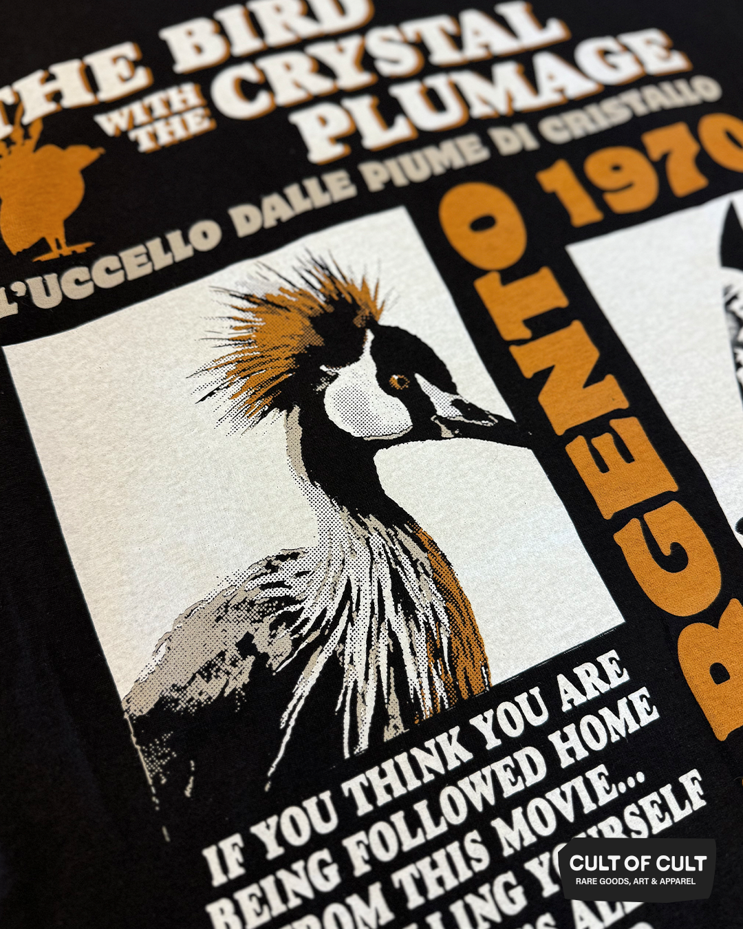 The Bird with the Crystal Plumage T-Shirt – Cult of Cult