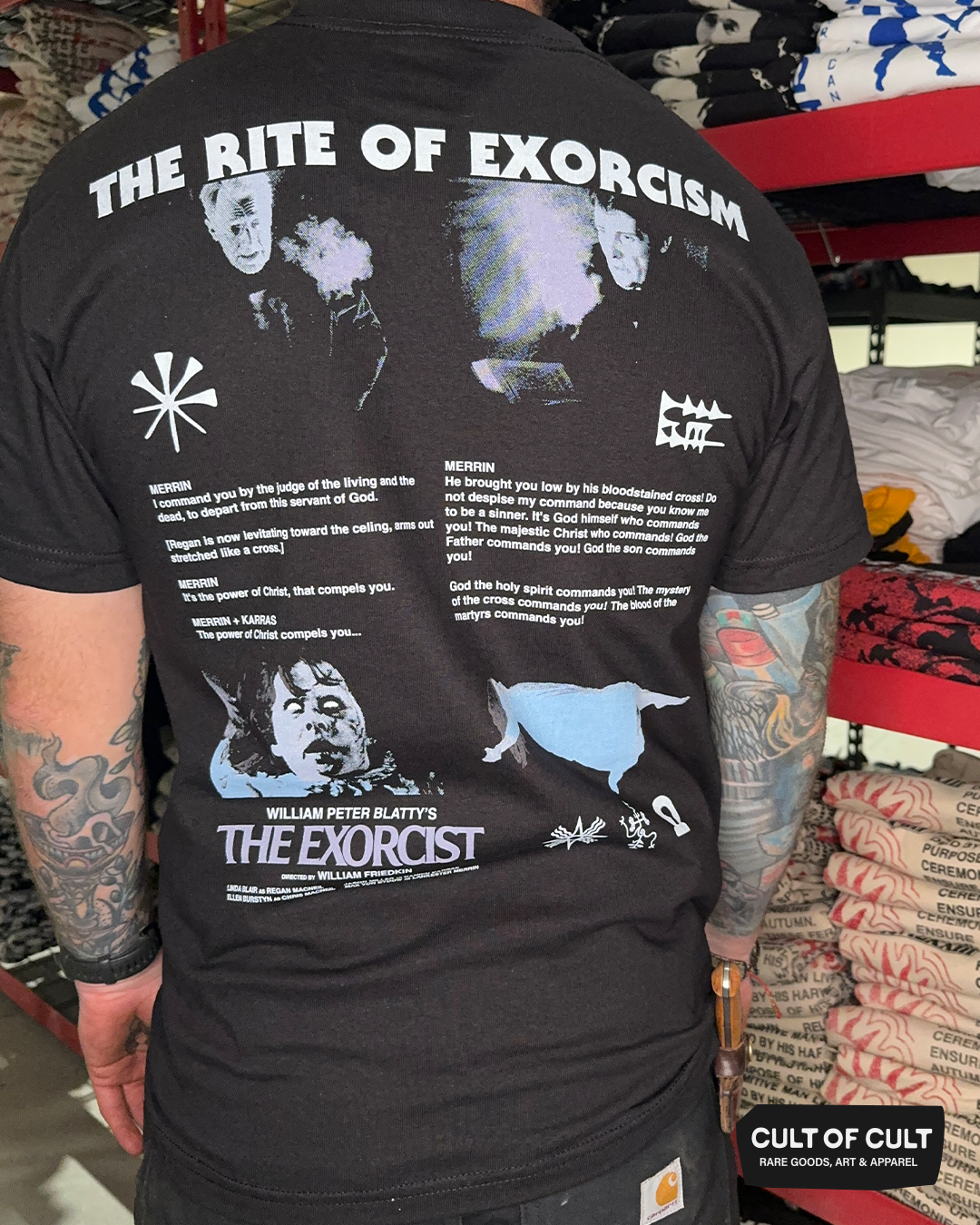 *SUMMER GARAGE SALE* The Exorcist 1973 Rite of Exorcism T-Shirt