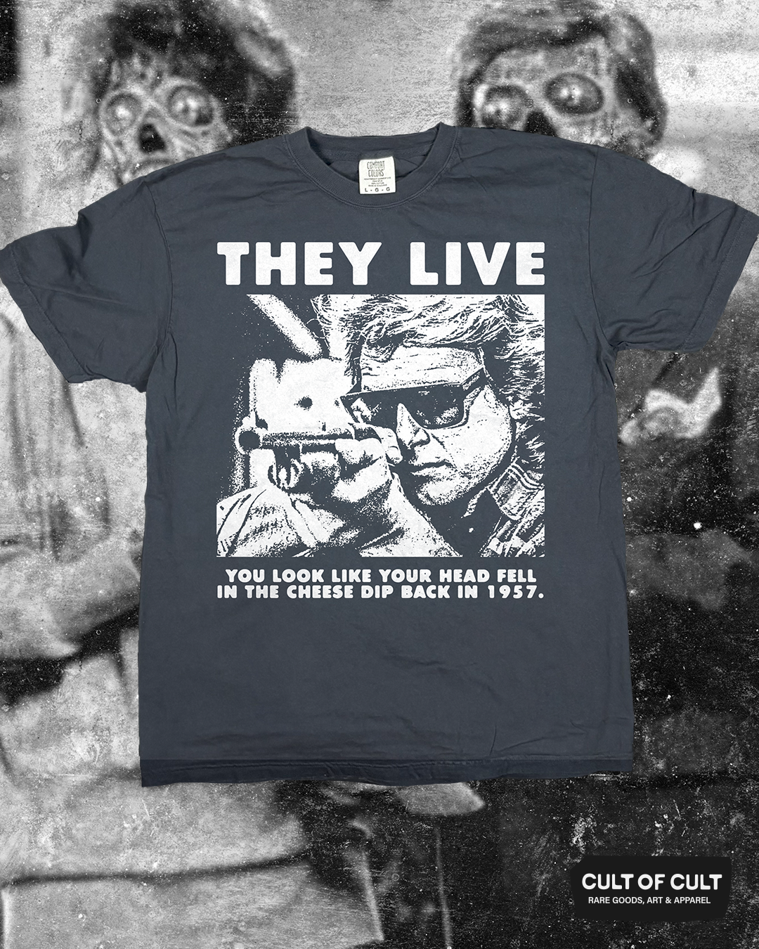 *SECRET DROP* They Live 1988 Cheese Dip T-Shirt