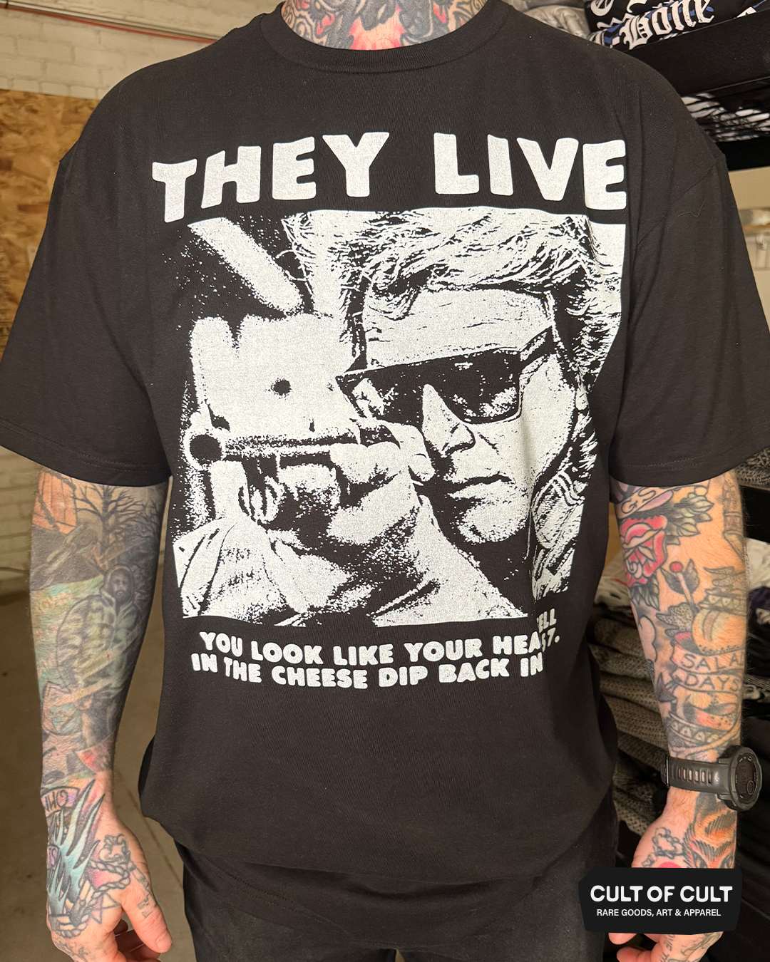 *SECRET DROP* They Live 1988 Cheese Dip T-Shirt