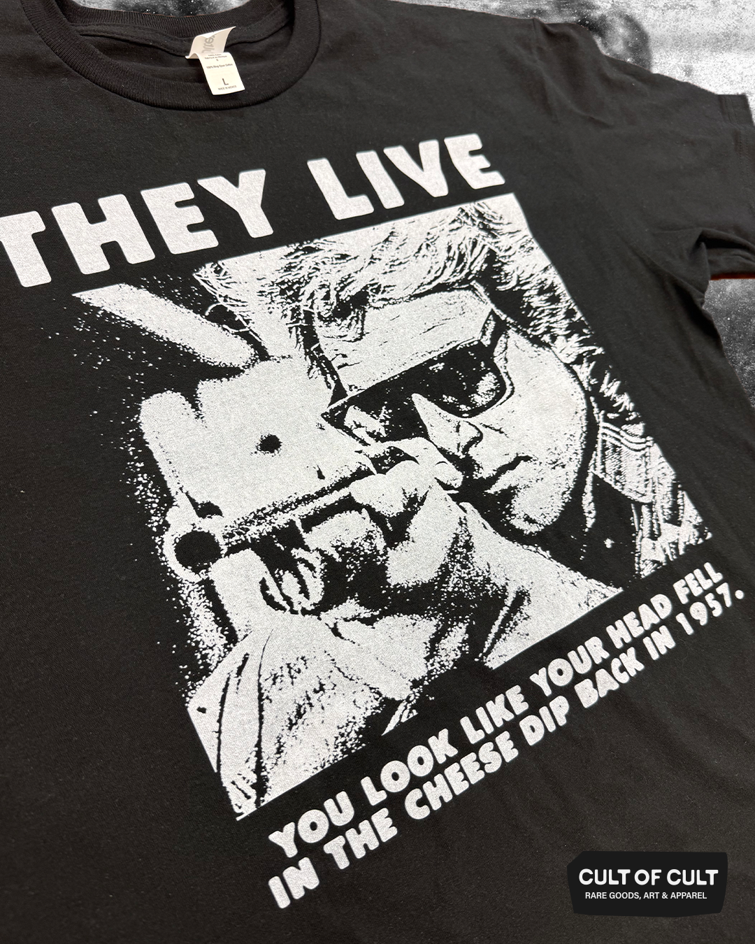 *SECRET DROP* They Live 1988 Cheese Dip T-Shirt