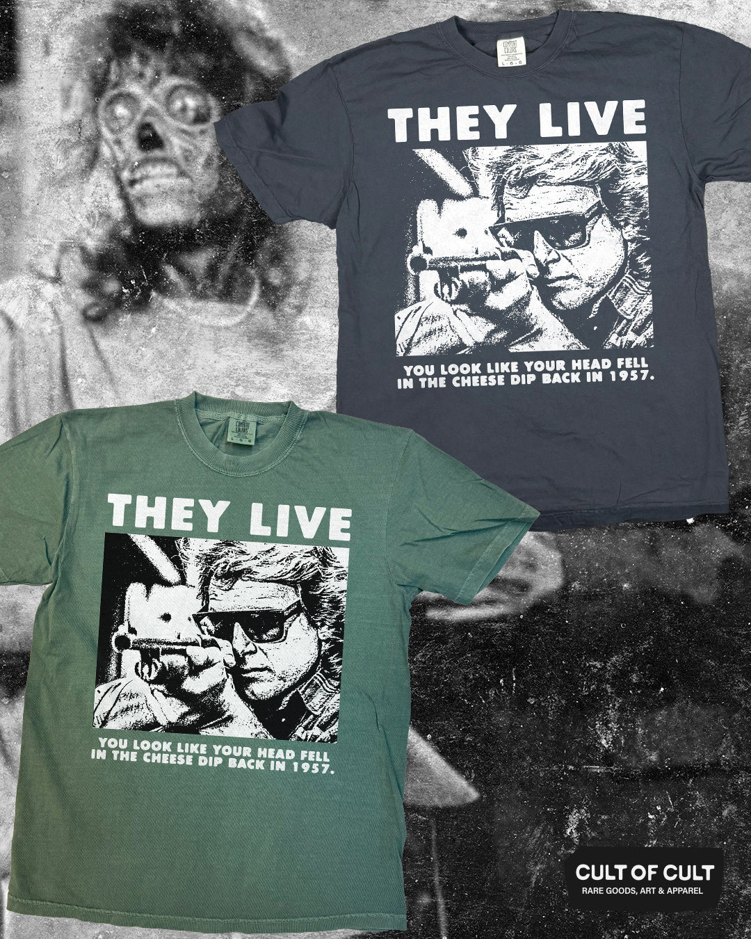 *SECRET DROP* They Live 1988 Cheese Dip T-Shirt
