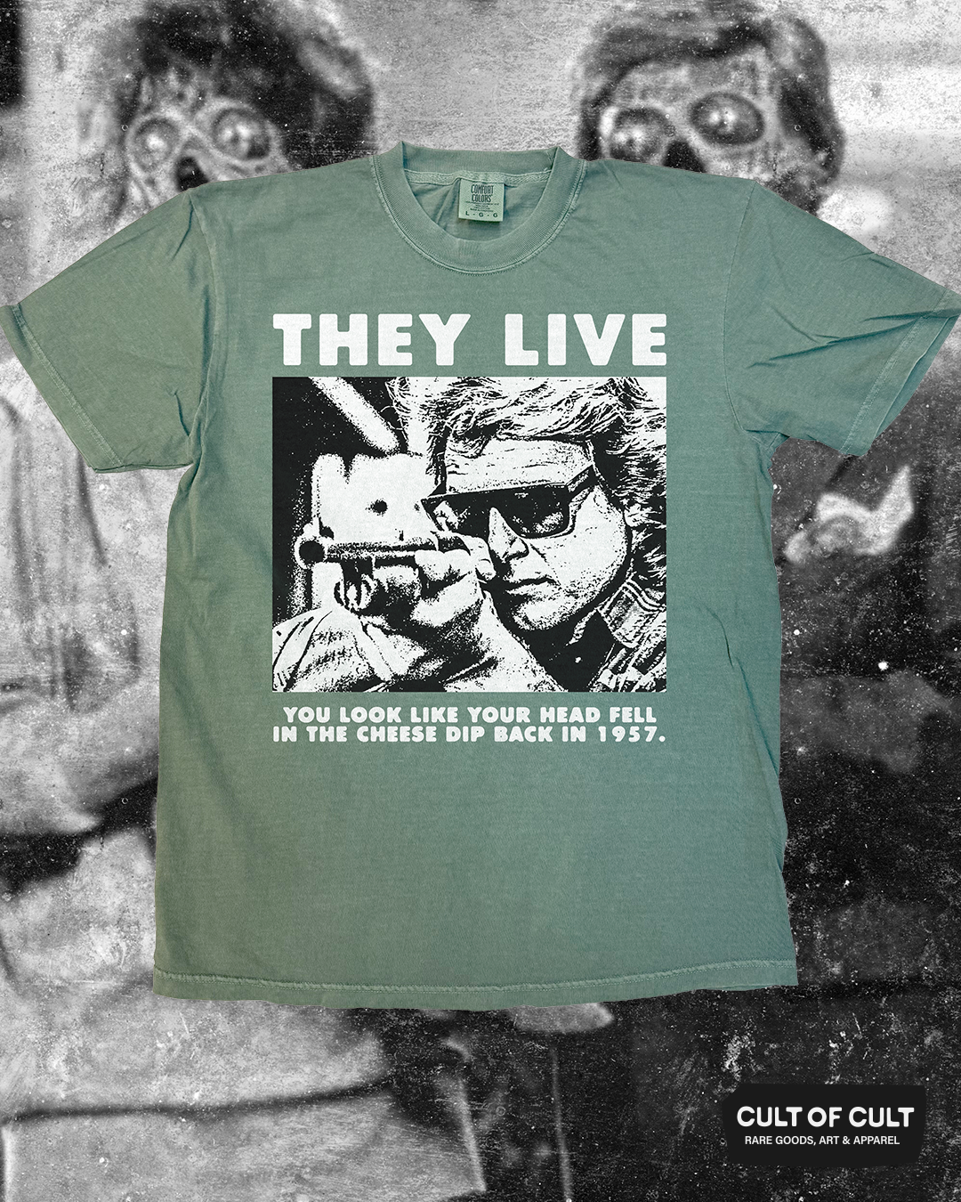 *SECRET DROP* They Live 1988 Cheese Dip T-Shirt