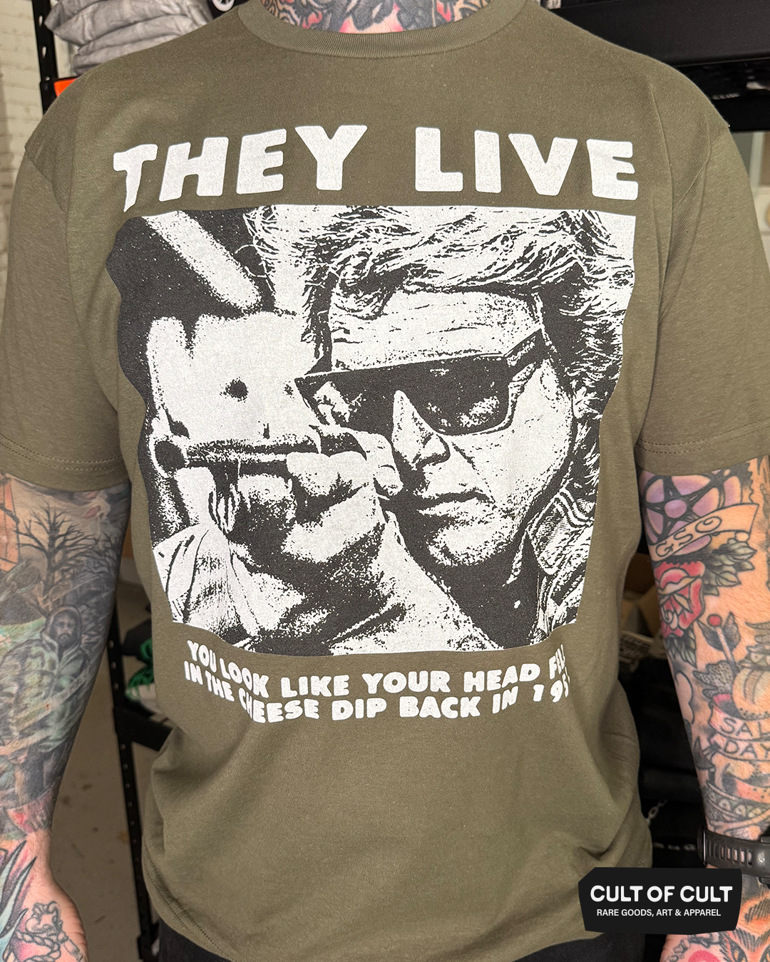 *SECRET DROP* They Live 1988 Cheese Dip T-Shirt