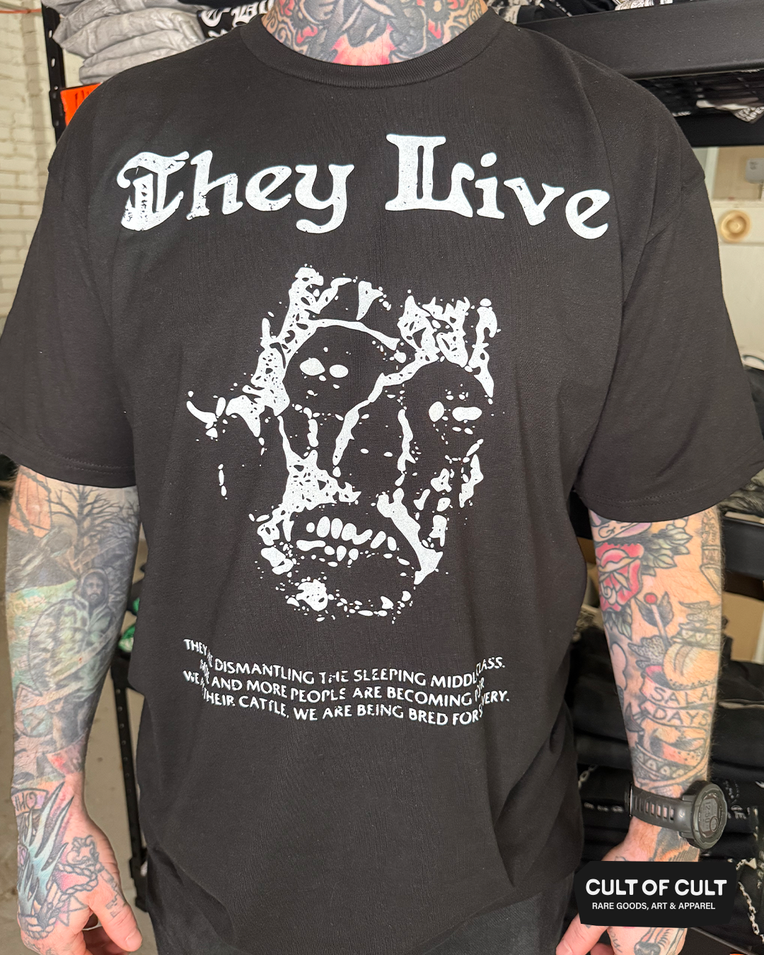 *SECRET DROP* They Live 1988 Sleeping T-Shirt