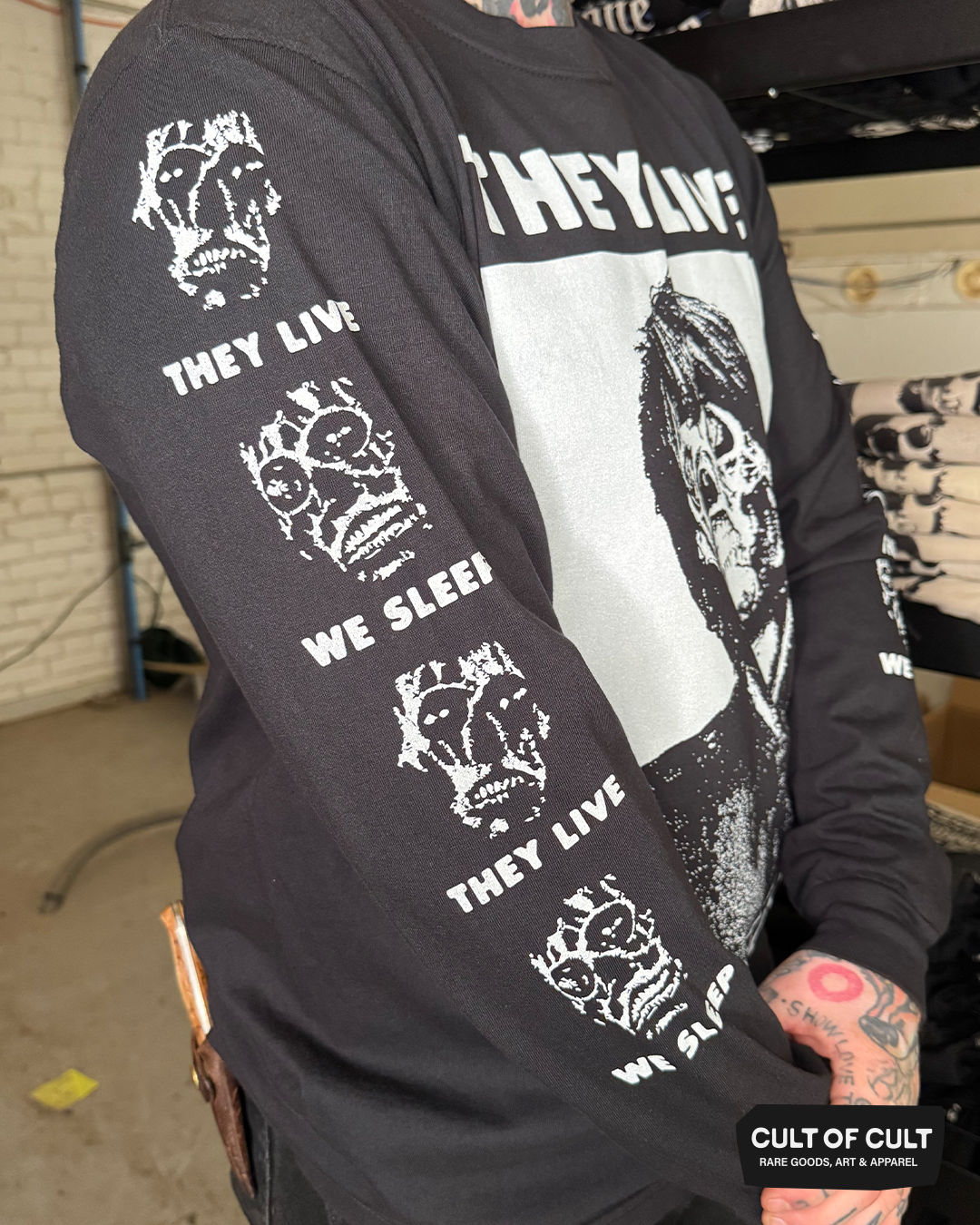 *SECRET DROP* They Live 1988 Your God Long Sleeve