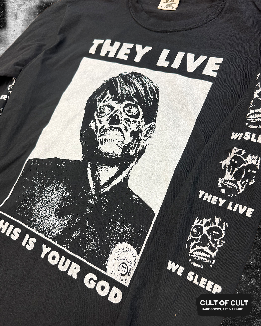 *SECRET DROP* They Live 1988 Your God Long Sleeve
