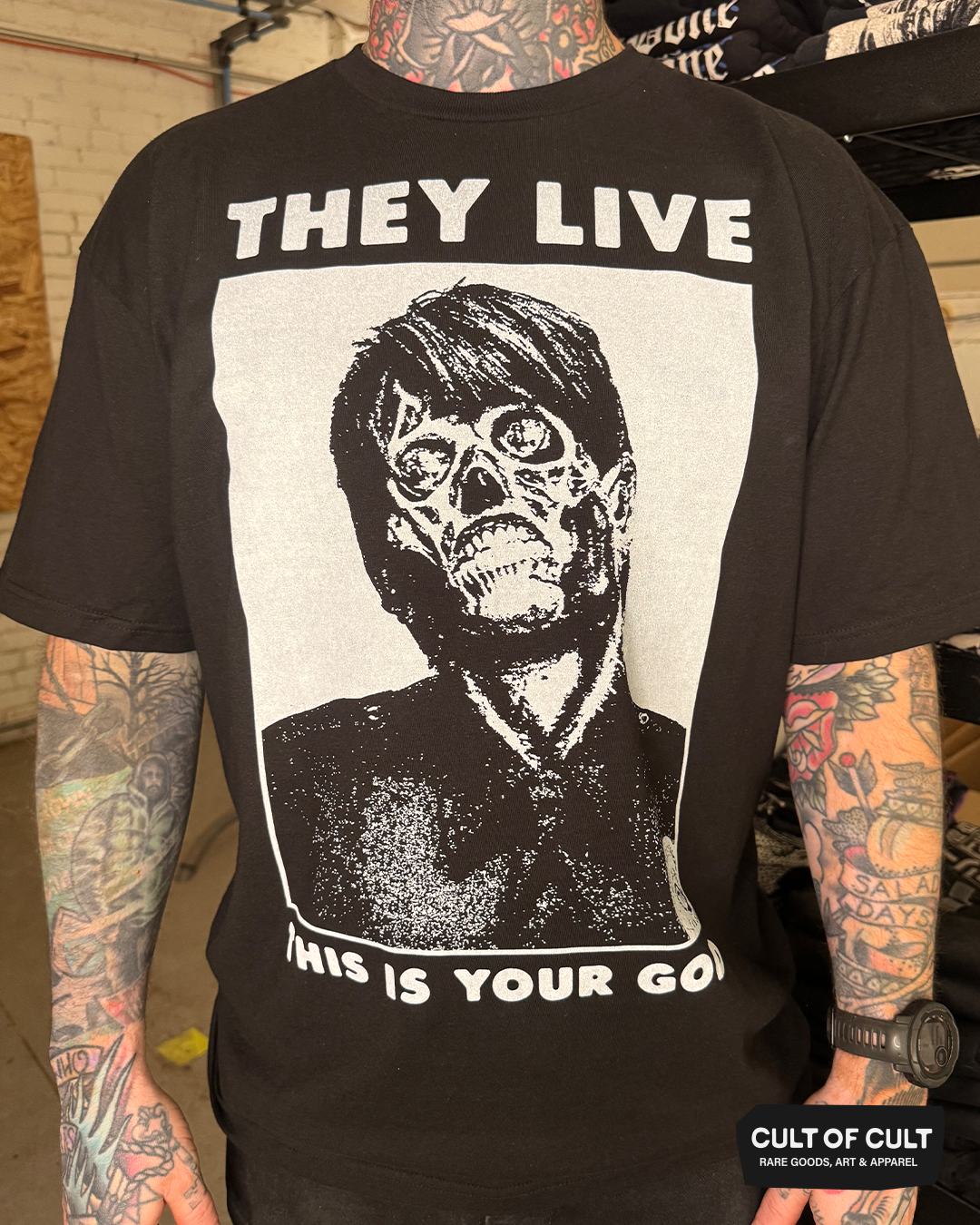 *SECRET DROP* They Live 1988 Your God T-Shirt