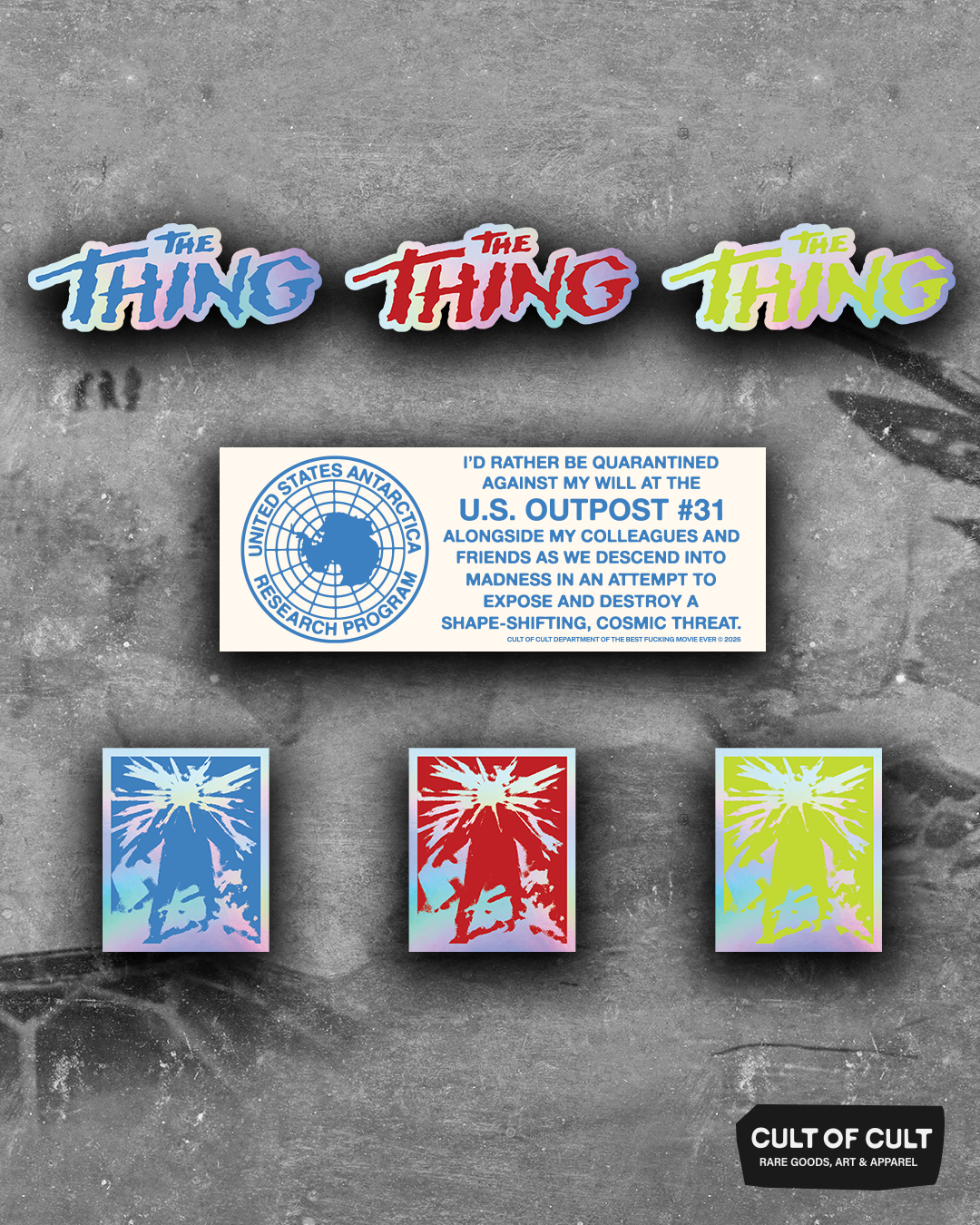 *SECRET DROP* The Thing 1982 Stickers