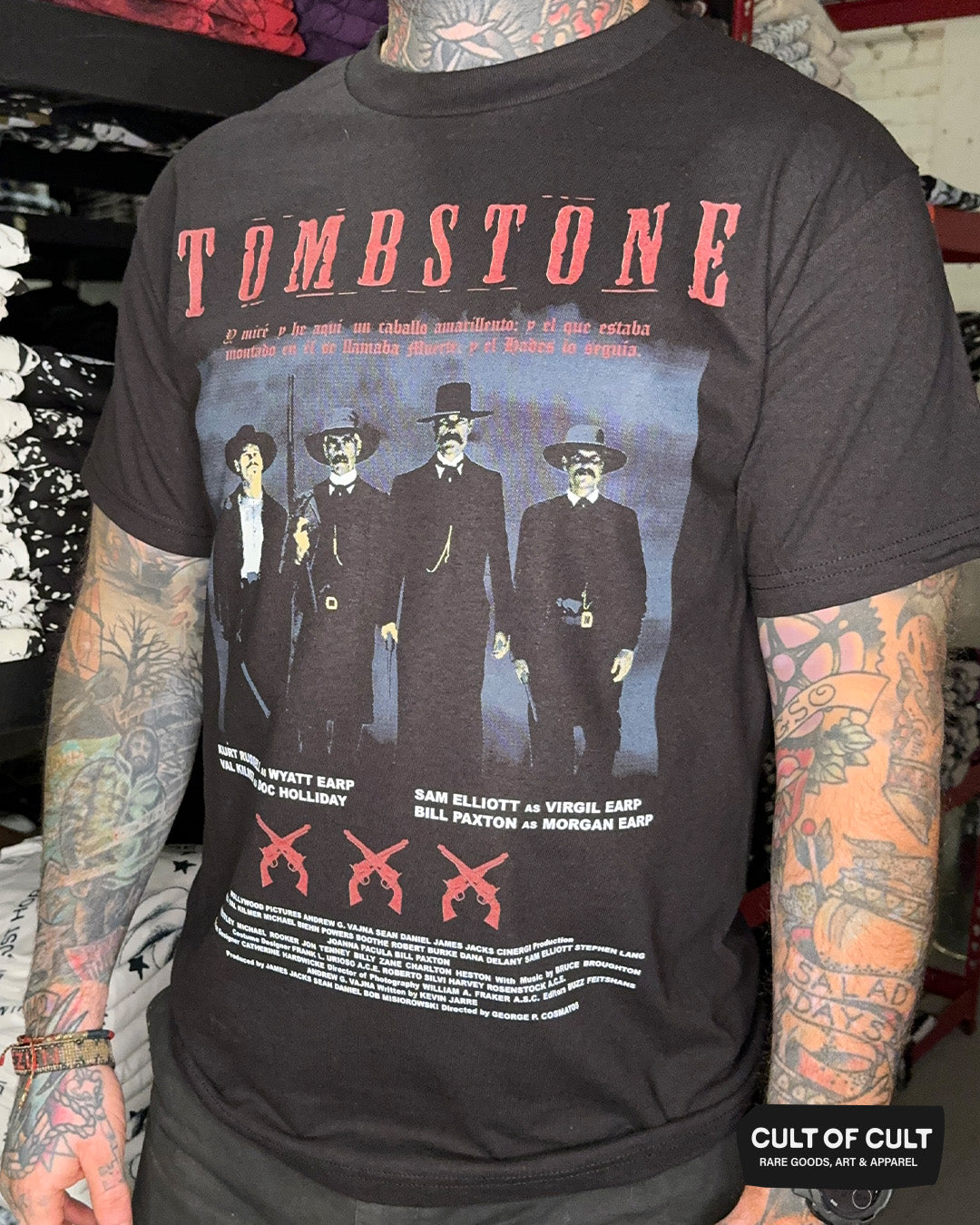 *GARAGE SALE 2026* Tombstone 1993 Four Horsemen T-Shirt