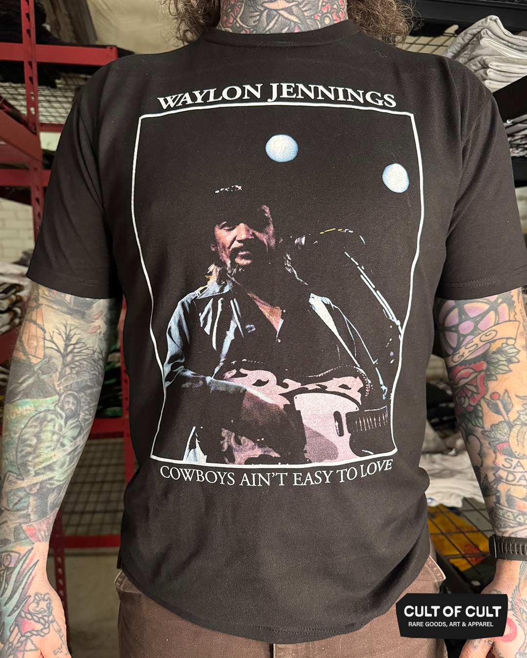 Waylon Jennings Cowboys T-Shirt