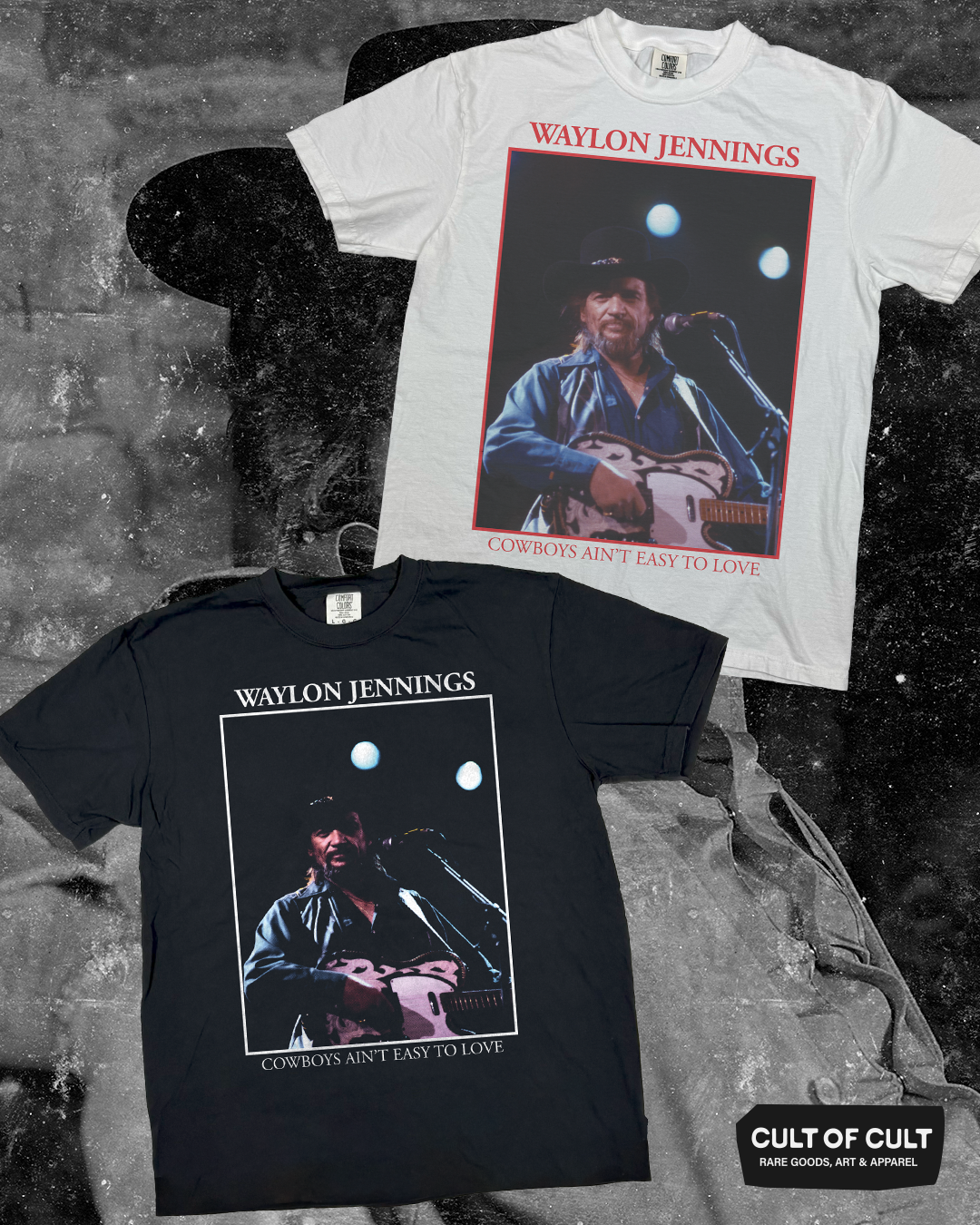 Waylon Jennings Cowboys T-Shirt