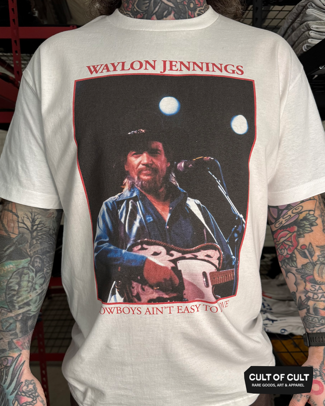 Waylon Jennings Cowboys T-Shirt