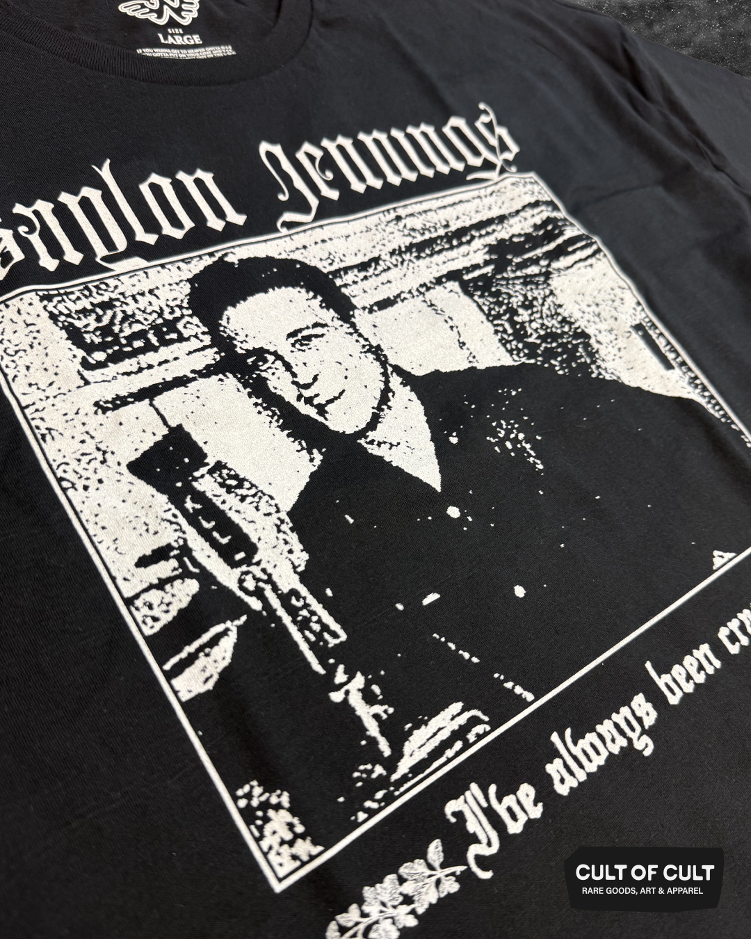 Waylon Jennings Crazy Crop Top