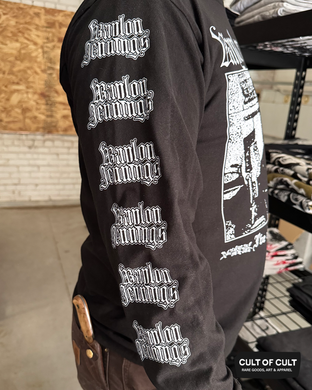 Waylon Jennings Crazy Long Sleeve