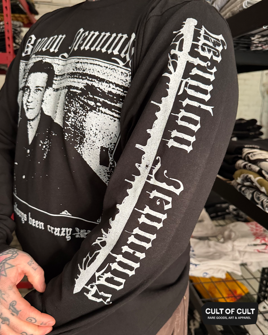 Waylon Jennings Crazy Long Sleeve