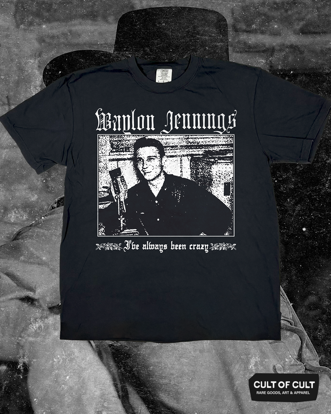 Waylon Jennings Crazy T-Shirt