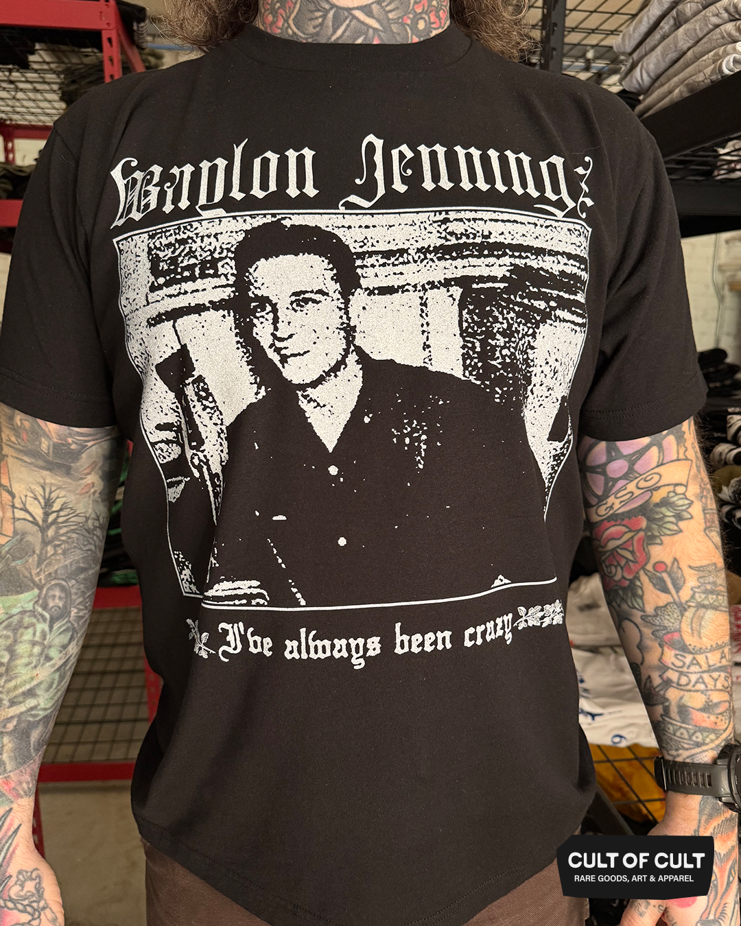Waylon Jennings Crazy T-Shirt