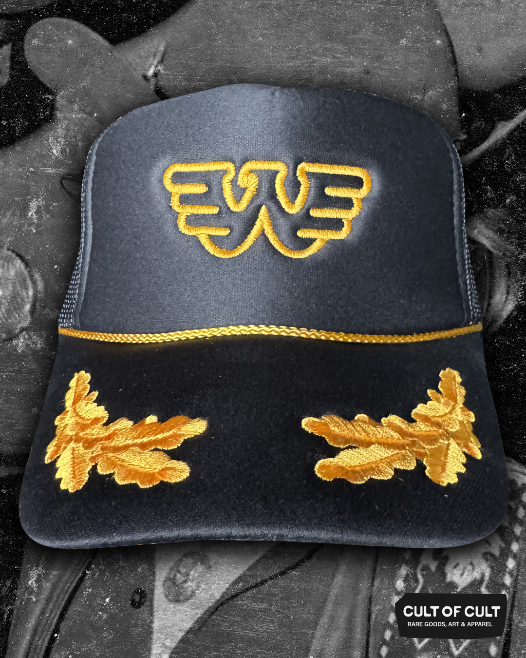 Waylon Jennings Gold Leaf Trucker Hat