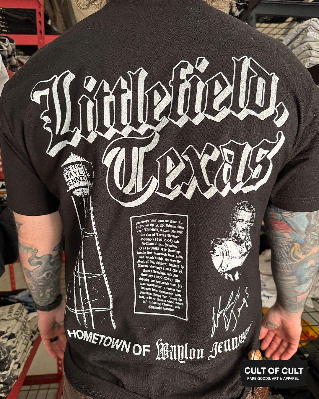 Waylon Jennings Littlefield T-Shirt
