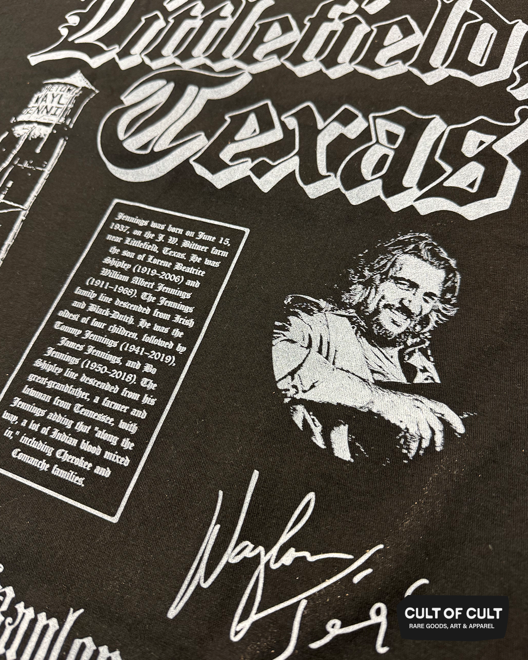 Waylon Jennings Littlefield T-Shirt