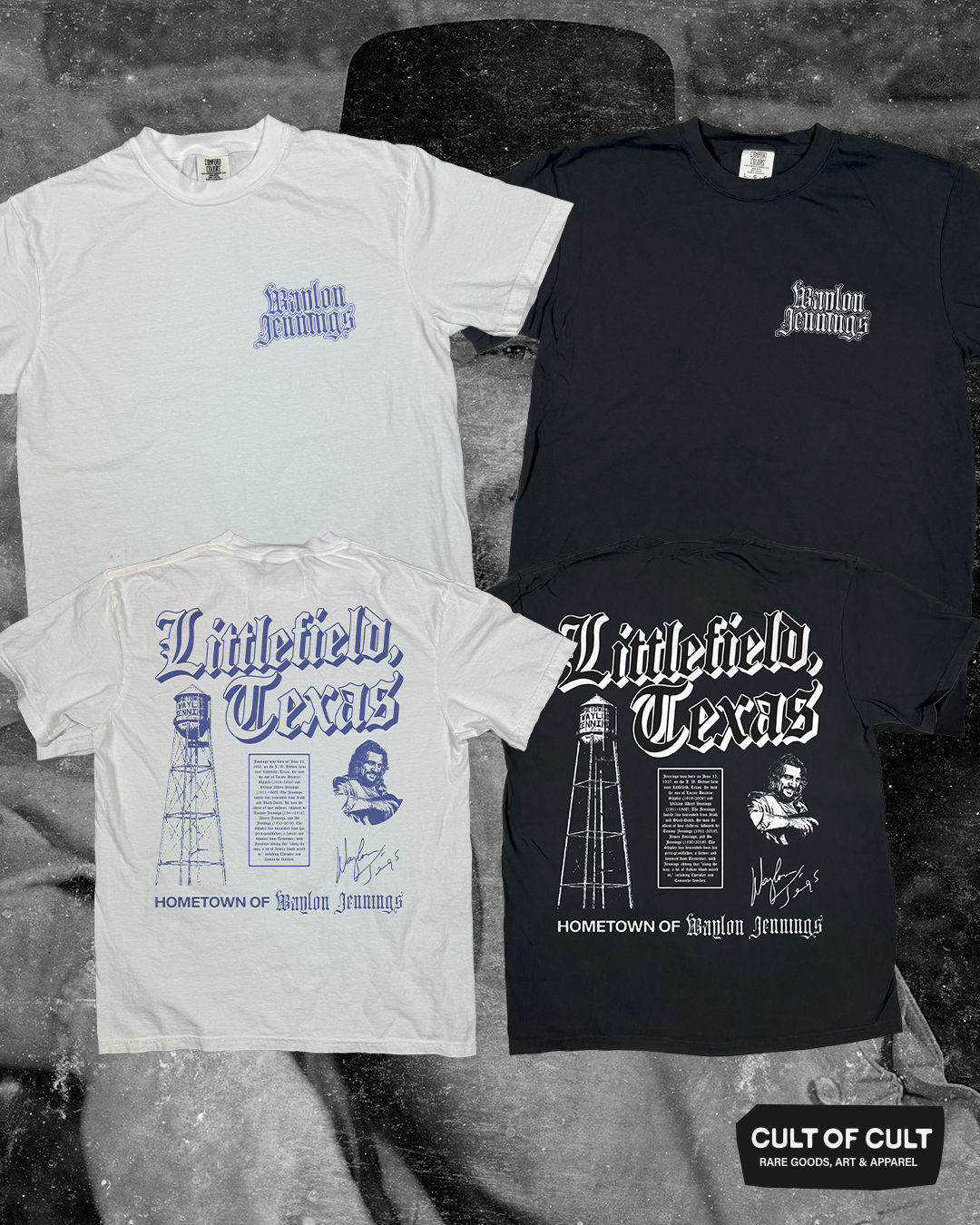 Waylon Jennings Littlefield T-Shirt